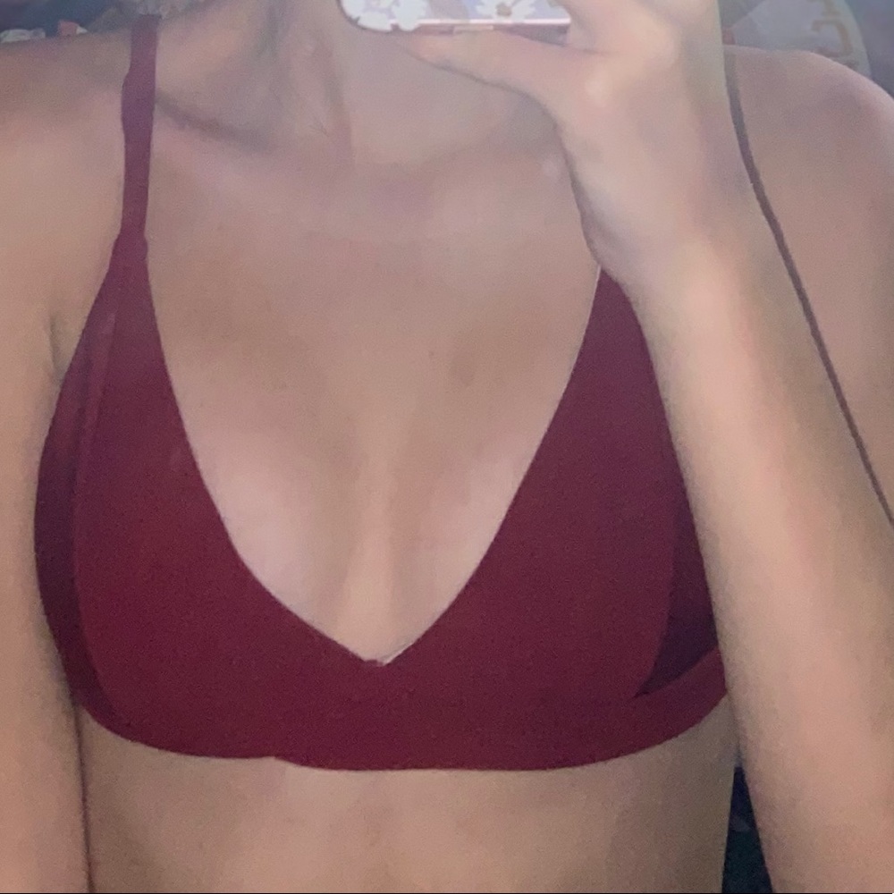 Size Medium Red Bikini Top